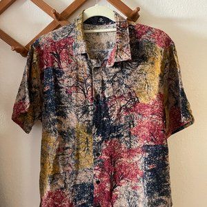 Colorful Short Sleeve Button Down
